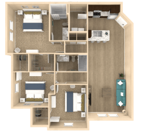 1-3 Bedroom Jacksonville Apartments | The Oasis at Town Center